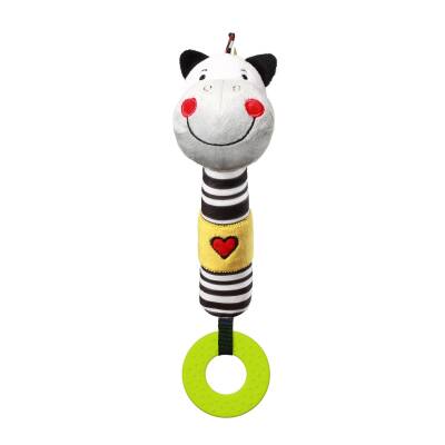 Babyono Zebra Zack Squeaker yumşaq oyuncaq - BABYONO