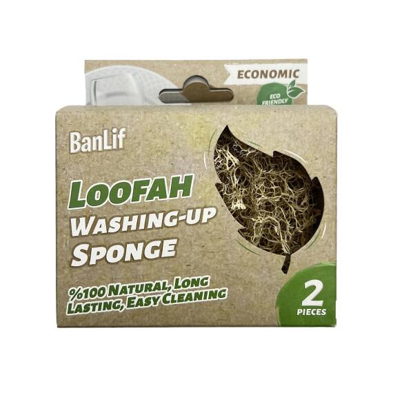 BALMY 8405 LOOFAH WASHING UP SPONGE 2IN1 PACK - 1
