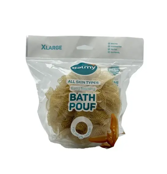Balmy Bath pouf XL- hamam lifi rəngli - 2