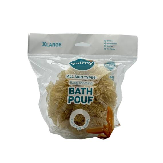 Balmy Bath pouf XL- hamam lifi rəngli - 1