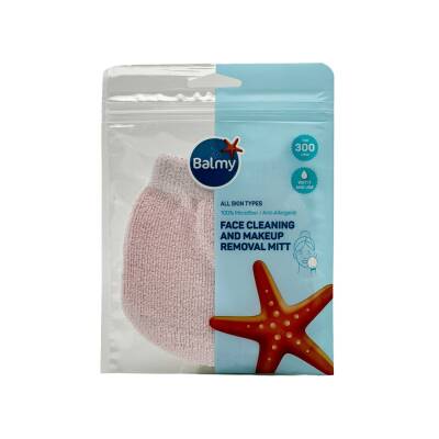 Balmy Makeup Removal Mitt - üz və makyaj təmizləyici əlcək - BALMY
