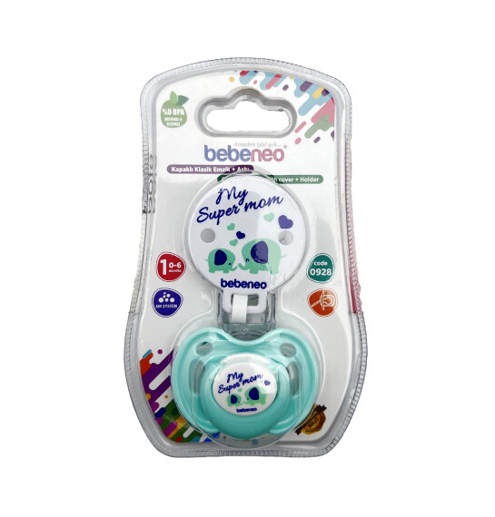 Bebeneo Klassik,Qapaqlı, Asqılı 0-6 ay əmzik N1 - BEBE NEO