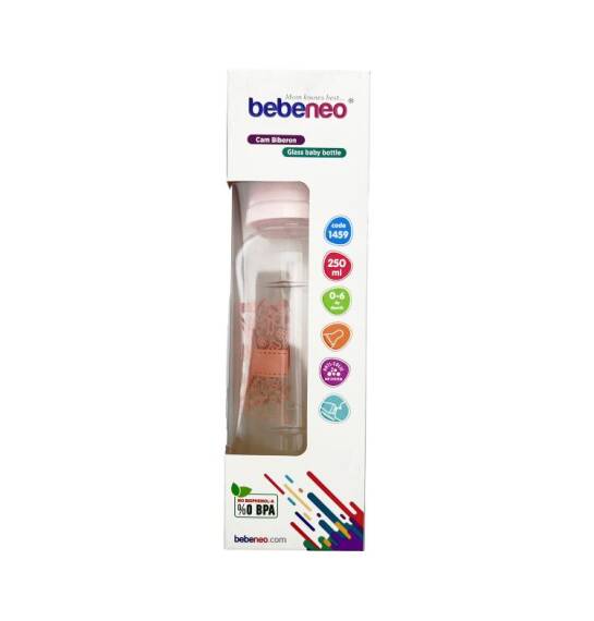 Bebeneo Şüşə butulka 0-6 ay 250 ml - 1