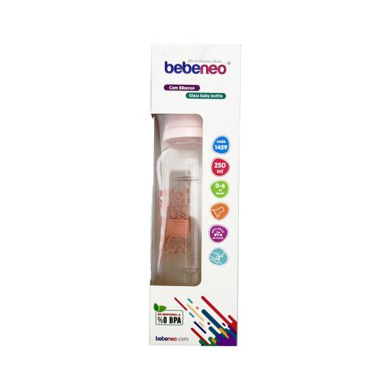Bebeneo Şüşə butulka 0-6 ay 250 ml - 1