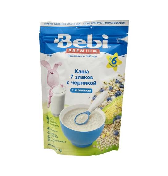 Bebi 7 dənli taxıl və qaragilə sıyıq 200 qr - 1