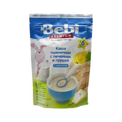 Bebi buğda unu, peçenye və armud sıyıq 200 qr - BEBI