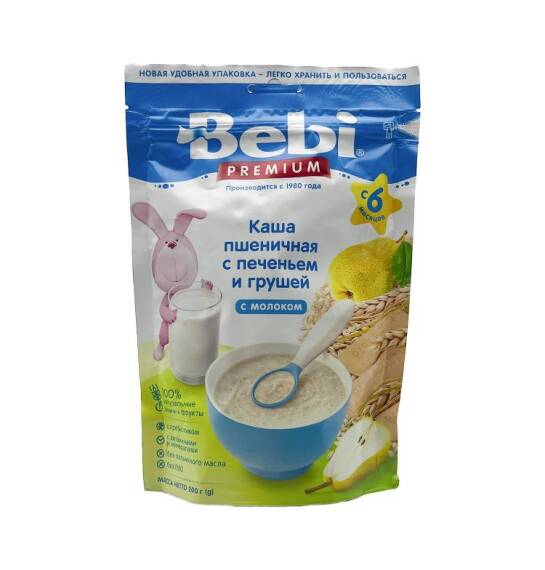 Bebi buğda unu, peçenye və armud sıyıq 200 qr - 1