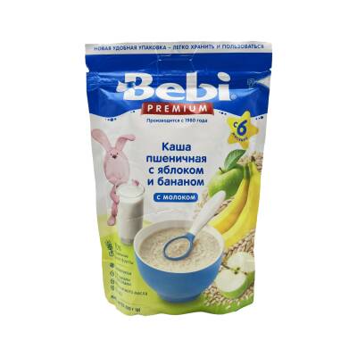 Bebi buğda unu,alma və banan sıyıq 200 qr - BEBI