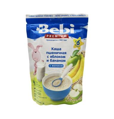 Bebi buğda unu,alma və banan sıyıq 200 qr - BEBI
