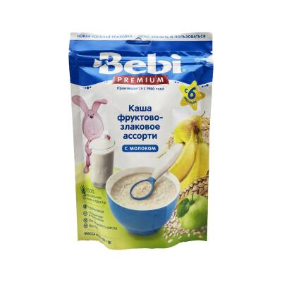 Bebi Çoxdənli Taxıl və Meyvə Assorti Sıyıq 200 Qr - BEBI