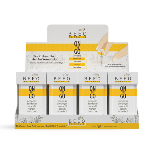 Beeo Up On The Go Sarıköklü bal 7x7 qr - 1