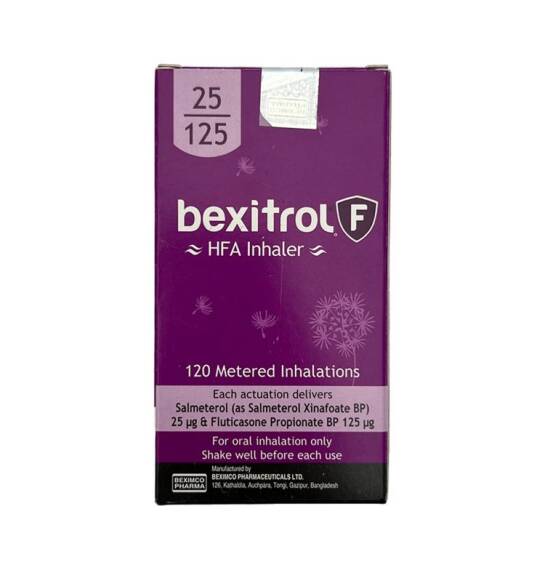 BEKSITROL-F 25/125MKG 120 DOZ - 1