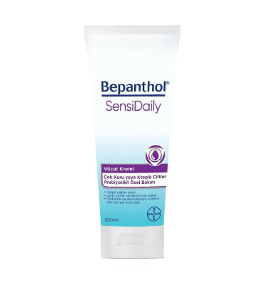 Bepanthol Sensidaily çox quru və atopik dəri üçün bədən kremi 200 ml - BEPANTHOL