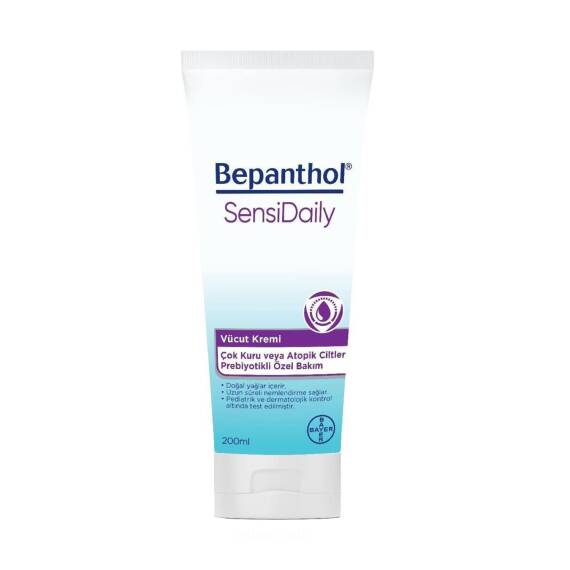 Bepanthol Sensidaily çox quru və atopik dəri üçün bədən kremi 200 ml - 1