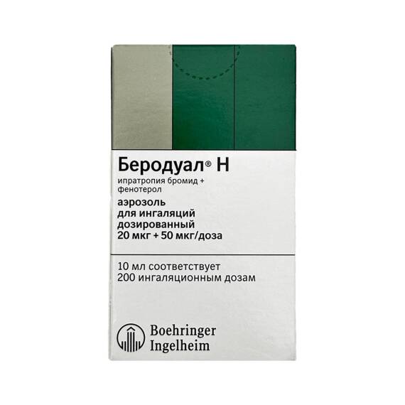 BERODUAL-N 20/50MKG 10ML AER - 1