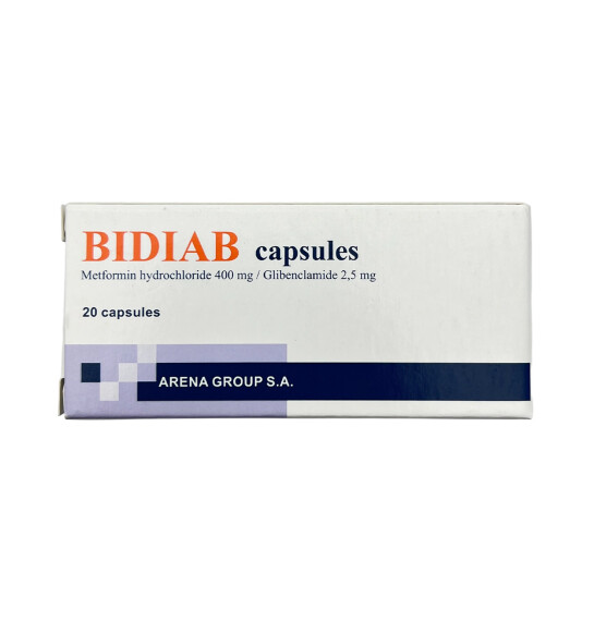 BIDIAB 400/2,5MG N20 CAP - 