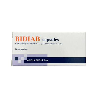 BIDIAB 400/2,5MG N20 CAP - 