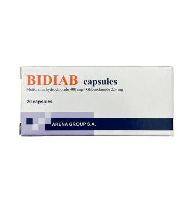 BIDIAB 400/2,5MG N20 CAP - 