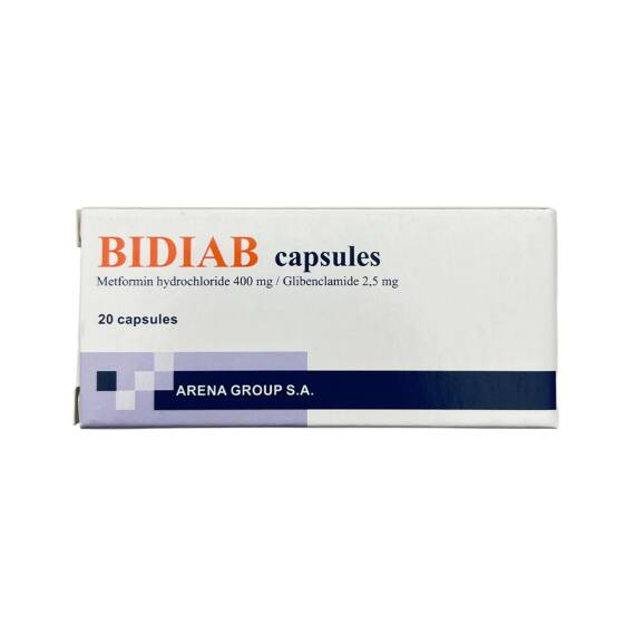 BIDIAB 400/2,5MG N20 CAP - 1