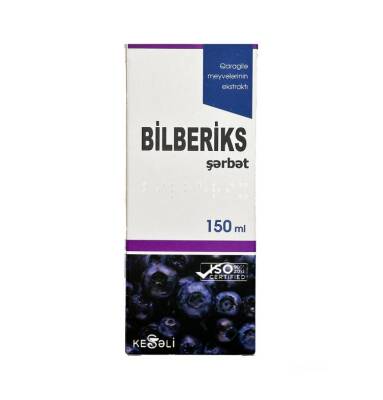 Bilberiks 150 ml sirop - 
