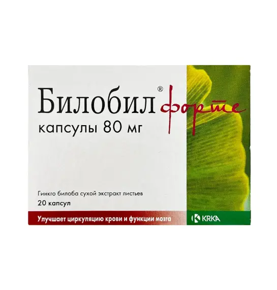 Bilobil Forte 80 mg N20 Kapsul - 1