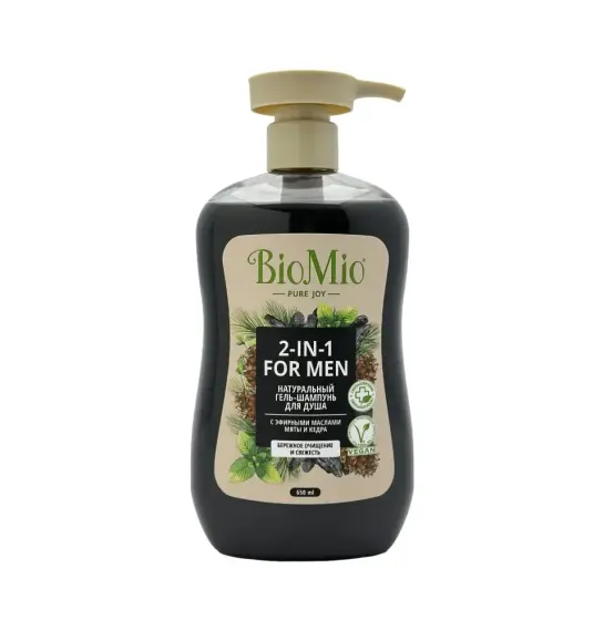 Bio Mio For Men 2 in 1-saç və bədən üçün şampun 650 ml - 1