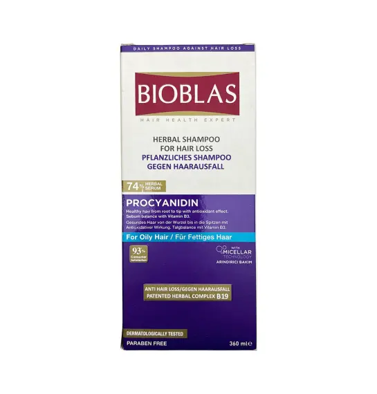 BIOBLAS 4039 YAGLI SAÇLAR UCUN SAMPUN 360ML - 1