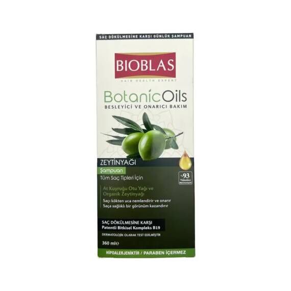 BIOBLAS 6060 BOTANIC OILS KURU VE YIPRANMIS SACLAR ICIN 360 ML - 1