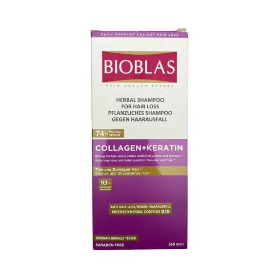 BIOBLAS 8484 COLLAGEN+KERATIN SAMPUAN 360 ML - 1