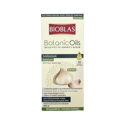 Bioblas Botanic Oils Sarımsaq tərkibli şampun 360 ml - BIOBLAS