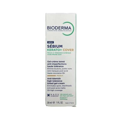 Bioderma 1436 Sebium Kerato+ Cover Medium T30 Ml - BIODERMA