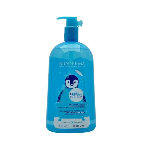 Bioderma ABCDerm Foaming 1000 ml təmizləmə geli - 1