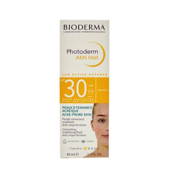 Bioderma Photoderm AKN Mat SPF 30 40 ml rəngsiz maye - 1
