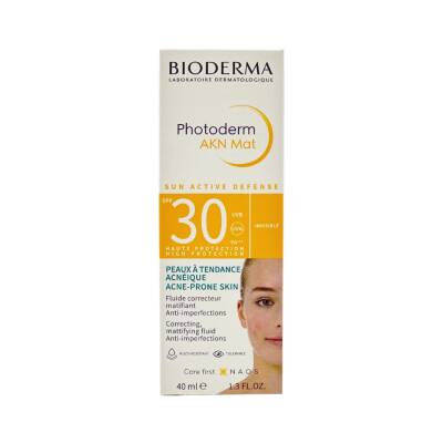 Bioderma Photoderm Akn Mat SPF 30 40 ml Rəngsiz Maye - 