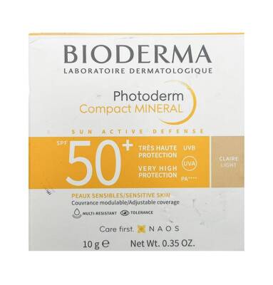 Bioderma Photoderm Compact Mineral Claire Light SPF 50+ 10 gr pudra - BIODERMA