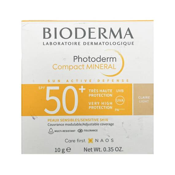 Bioderma Photoderm Compact Mineral Claire Light SPF 50+ 10 gr pudra - 1