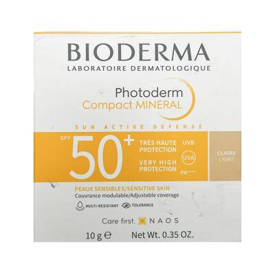Bioderma Photoderm Compact Mineral Claire Light SPF 50+ 10 gr pudra - BIODERMA