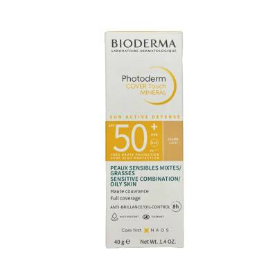 Bioderma Photoderm Cover Touch Mineral Claire Light SPF 50+ 40 gr - BIODERMA