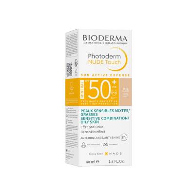 Bioderma Photoderm Nude Touch Mineral Light SPF 50+ 40 ml - BIODERMA