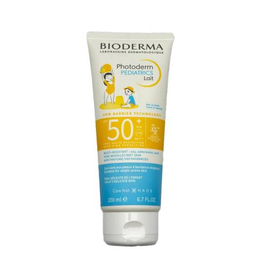 Bioderma Photoderm Pediatrics Lait SPF 50+ 200 ml süd - 1