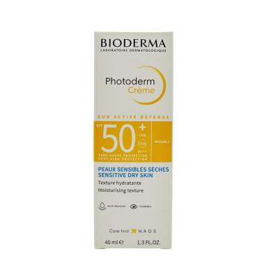 Bioderma Photoderm SPF 50+ 40 ml rəngsiz krem - BIODERMA