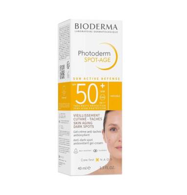 Bioderma Photoderm Spot-Age SPF 50+ 40 ml rəngsiz krem - BIODERMA