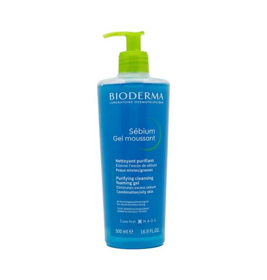 Bioderma Sebium Foaming 500 ml təmizləmə geli - 1