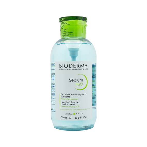 Bioderma Sebium H2O 500 ml pompalı miselyar su - 1