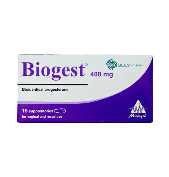 Biogest 400 mq N15 vaginal və rektal şam - 