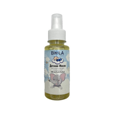 BIOLA BABY OIL USAQ UCUN MASAJ YAGI 100ML - BIOLA