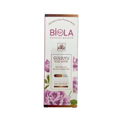 BIOLA GUL SUYU NATURAL 300ML - BIOLA