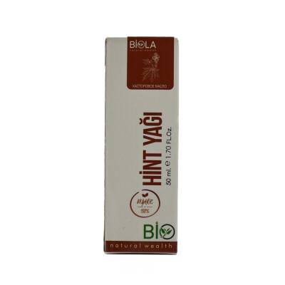 Biola Hint Yağı, 50 ml - BIOLA