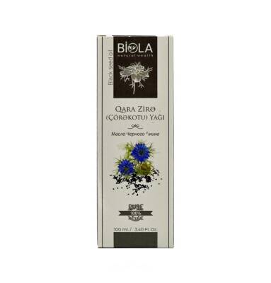 Biola Qara Zirə yağı 100 ml - BIOLA