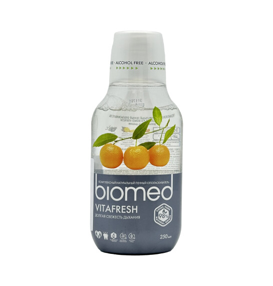 Biomed Vitafresh təravətləndirici ağız yaxalayıcı 250 ml. - BIOMED